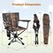 Portable 360 Swivel Hunting Chair with Cup Holder and Storage Pockets